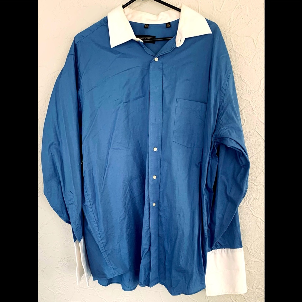 DONALD TRUMP SIGNATURE COLLECTION DRESS SHIRT 18 34/35 NICE